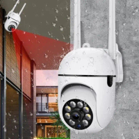 🤖Camera giám sát không dây ngoài trời,Camera giám sát 360 độ 1080P IP66 chống thấm nước thông minh