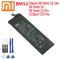 100% Xiaomi Original New High Quality BM52 5260mAh Battery For Xiaomi Mi Note 10 Lite / Mi Note 10 Pro / CC9pro CC9 Pro Battery