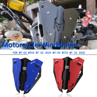 For Yamaha MT03 MT 03 MT-03 MT25 MT-25 2020 2021 2022 Motorcycle Accessories windshield Windscreen Wind Shield Deflector Screen