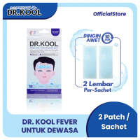 DR. KOOL Fever Adult 2 Pcs - Plester Kompres Demam Dewasa Penurun Panas