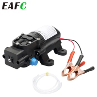 EAFC 12V Car Extractor Oil Pump Electric Small Crude Oil Fluid Pump Extractor Diesel Engine Suitable for Car Motorcycle Boat