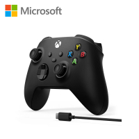 Microsoft 微軟 XBOX 原廠無線控制器+USB-C 纜線(磨砂黑)