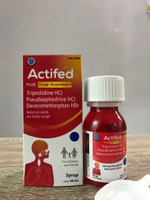 ACTIFED MERAH SYR 60 ML, MERINGANKAN PILEK, BATUK GATAL DAN KERING