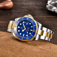 PAGANI DESIGN Men's Watches New Top Luxury Brand Business Mechanical Men Wristwatch Automatic Date Waterproof Clock Men Steel