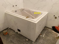 【麗室衛浴】美國 KOHLER Deep Soak 崁入式方形壓克力浴缸 K-1490T-0 1219x813x594mm