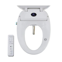 Elongated Automatic Intelligent Smart Bidet Toilet Bidet Seat Cover Lid with remote control Heated seat warm air drying