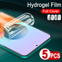 5PCS Hydrogel Film For Xiaomi Redmi Note 10S 10 S 5G Pro Max 10Pro Screen Protector For Note10 Note10S 5 G Water Gel Not Glass