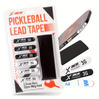 Weighted Pickleball Lead Tape with Adhesive Strips for Improved Control and Power on Paddles - Practice Accessory and Edge Guard