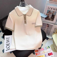 เสื้อวันเล่นสงกรานต์  เสื้อผ้าสงกรานต์คนอ้วนPolo shirt with a unique and beautiful design, short-sle