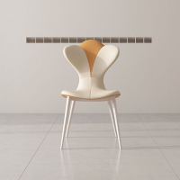 法式奶油風餐椅輕奢高檔現代極簡化妝凳子臥室小戶型梳妝椅