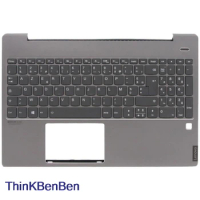 FR French Mineral Gray Keyboard Upper Case Palmrest Shell Cover For Lenovo Ideapad S540 15 15IWL GTX 5CB0U43616