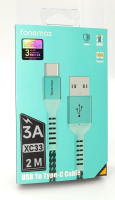 FONEMAX XC33 120CM USB TO C 線 30W/480MBP 藍色