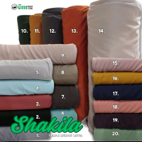 Kain bahan Shakila premium