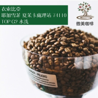 微美咖啡 衣索比亞 耶加雪菲 夏茉卡處理站 74110 TOP G2 水洗 淺焙咖啡豆 新鮮烘焙(1磅/包)