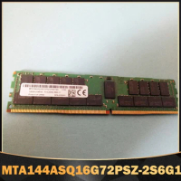 1PCS RAM 128GB 128G 2S4RX4 DDR4 2666 PC4-2666V ECC REG For MT Server Memory MTA144ASQ16G72PSZ-2S6G1
