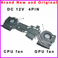 New Laptop CPU GPU Cooling Fan Cooler For Dell G15 5511 RTX3060 EG75071S1-C120-S9A EG75071S1-C110-S9A AT36M002ZS0 0C6FY4 C6FY4