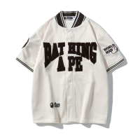 Bruce Lee * AAPE by A Bathing Ape tshirt baseball BAPE Jersey short sleeved tee
