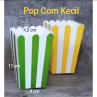 DUS POPCORN KECIL Ukuran 45 cm x 12 cm x 4 cm Warna RANDOM Ideal untuk Snack dan Acara