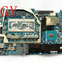 Original FOR DELL FOR XPS 15 9575 Laptop Motherboard CPU SR3RK i7-8705G LA-F211P 0N338G N338G 100% Testado Ok