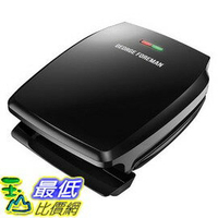 [7美國直購] George Foreman 4-Serving Nonstick Classic Contact Grill, Black, GR340FB 烤肉機