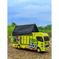 mainan anak/miniatur truk/truk oleng/miniatur truk oleng termurah/miniatur truk variasi lampu/miniat