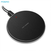 FDGAO Wireless Charger for iPhone 14 13 12 11 Pro XS Max XR X 8 Plus Airpods 3 Pro 10W Fast Charging Pad for Samsung S22 S21 S20