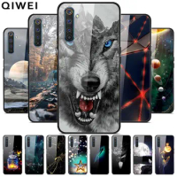 For OPPO Realme 6 pro Cases Tempered Glass Phone Back Cover for Realme 6pro Silicone Bumper Cases coque on Realme6 6S 6 s 6i
