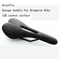 ACEOFFIX for Brompton saddle Carbon fiber Texture inner sponge cushion