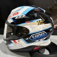 SHOEI Z8 RF-1400 NXR 2 PROLOGUE Bright White Full Face Helmet, For Road Motorcycle and Racing Protection Helmet, Capacet