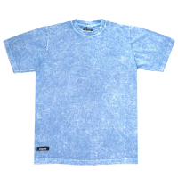 ELGS Tshirt - Kaos Polos Washed Sky Blue - Kaos Distro Washing Combed Lembut