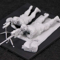 1/35 Resin Figure Model Kits US Sniper Team Unassembled unpainted
