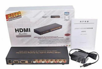 [3大陸直購] AIS 艾森 HDMI 轉 AV 模擬 LPCM 7.1 CH 數位音頻轉換器 HDMI轉 7RCA 音響 4K*2K -HDCN0033M1_GG2