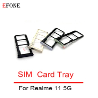 10PCS NEW For OPPO Realme 11 5G C67 SIM Card Tray Slot Holder Adapter Socket Repair Parts