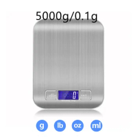5000g/500g Portable Electronic Digital Kitchen Scale High Precision LCD Electronic Scales Drip Coffee Weighting Scale