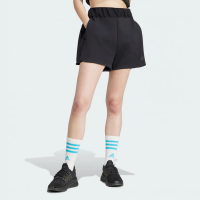 【adidas 愛迪達】短褲 女款 運動褲 W Z.N.E. SHORT 黑 IN5146