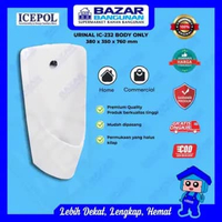 Icepol - Urinal Urinoir Closet Kloset Toilet Pria Berdiri Muslim IC 232 IC232 White Putih Toto Oulu