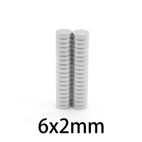 50-800 pcs 6x2 mm Mini Small circular Magnets 6mmx2mm Fridge N35 Neodymium Magnet Dia 6x2mm Permanent NdFeB Magnets 6*2mm