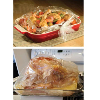 10Pcs PET Heat Resistance Nylon-Blend Slow Cooker Liner Roasting Turkey Bag For Cooking Small/Large Oven Bag Baking Crock Pot