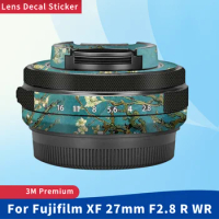 For Fujifilm XF 27mm F2.8 R WR Camera Lens Skin Anti-Scratch Protective Film Body Protector Sticker XF27 2.8