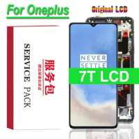Original 6.55" Display Replacement For OnePlus 7T AMOLED LCD Touch Screen Digitizer Assembly for 1+ 7T Display Screen