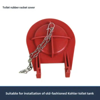 Toilet Sit Toilet Parts Suitable for Kohler Closestool Fittings Water Tank Rubber Flapper Toilet Drain Valve Rubber Skin Plug