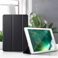Leather case for Apple iPad 5 2017 5th Generation folio cover for ipad 5 A1822 A1823 9.7'' Tablet case Stand Auto Sleep Smart