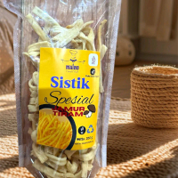 Maino sistik spesial jamur tiram Snack Food Cemilan Kering Asin Camilan