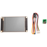HMI LCD Touch Display, NEXTION, NX3224K028, หน้าจอ Resistive 2.8 นิ้ว, ชุดเสริม, โมดูล LCD UASRT TFT