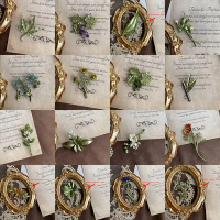 Vintage green plant leaf metal pin, all-match brooch, pearl flower brooch, ladies collar accessories