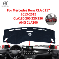 For Mercedes Benz CLA C117 2013~2019 Anti-Slip Mat Dashboard Cover Sunshade Dashmat Accessories CLA180 200 220 250 AMG CLA200