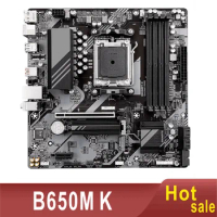 B650M K Motherboard 128GB AM5 DDR5 Support Ryzen 7000 Series CPU B650 Mainboard 100% Tested Fully Work