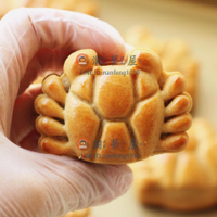 月饼模具立體螃蟹月餅模具 65克手壓1片廣式制作中式【淘夢屋】