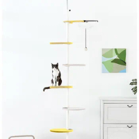 Cat climbing frame, cat nest, cat tree integrated wooden cat frame, cat climbing frame, babel column, space capsule shelf