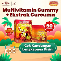 CAVIPLEX GUMMY STRAWBERRY | GUMMY MULTIVITAMIN ANAK, GUMMY RASA STRAWBERRY, MENAMBAH NAFSU MAKAN ANA